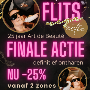 FINALE ACTIE....mega voordeel op definitief ontharen