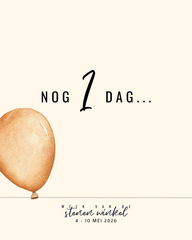 morgen staan hier de Week van de Stenen Winkel deals....