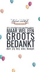 pak nu je kans....Week van de Stenen Winkel deals....