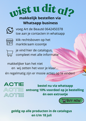 ACTIE 10% voordeel en een extraatje op je bestelling via Whatsapp