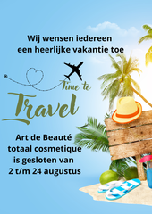 in week 32 - 33 - 34  vakantiesluiting,  onze agenda staat inmiddels vol!