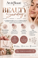 8 november Beauty Sunday alleen voor bestaande klanten! heb jij de mail ontvangen?