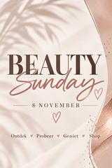 8 november Beauty Sunday exclusief voor bestaande klanten! heb jij de mail ontvangen?